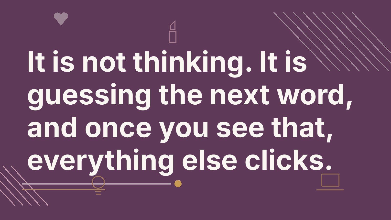 Cover image for "AI is just guessing."