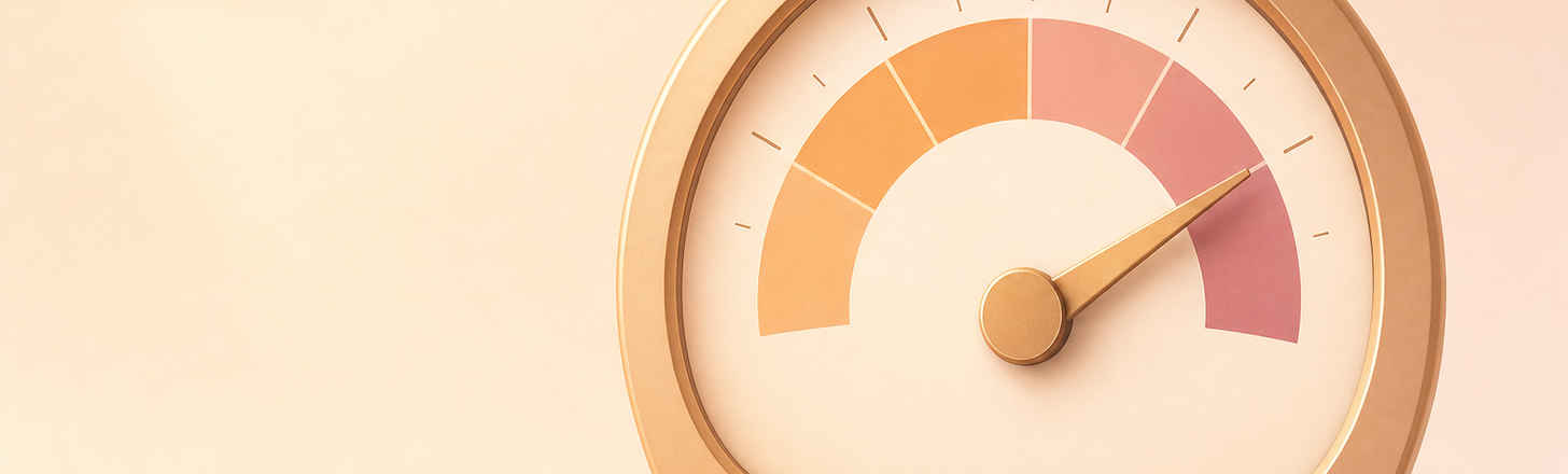 a soft gauge dial