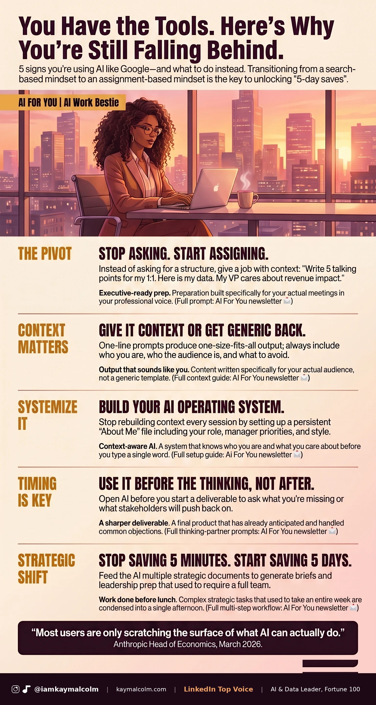 AI For You infographic: using ai like google