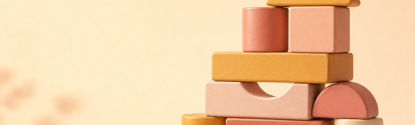 building blocks stacking up